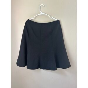 Whimsigoth Coldwater Creek Black Skirt A-Line Career Knee Length Womens‎ Size 10